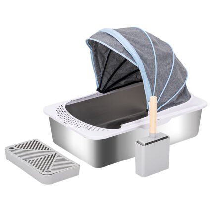 PT-07-25 Cloak Cover Stainless Litter Box