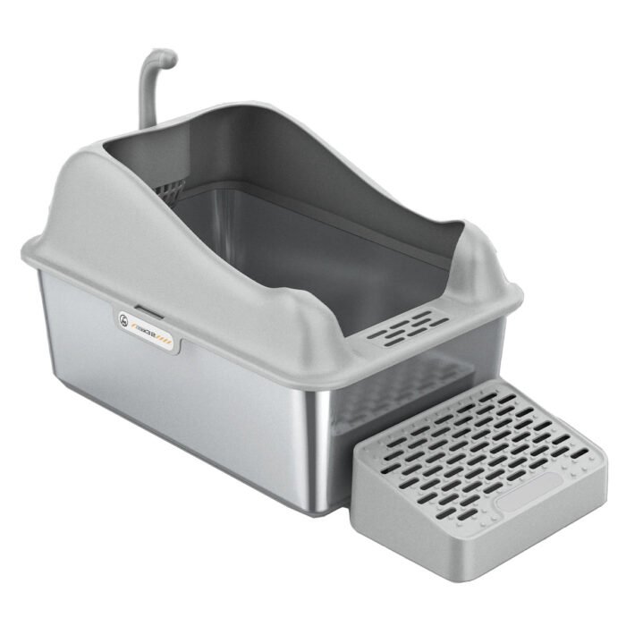 PT-07-14 Cat-Inspired Stainless Litter Box