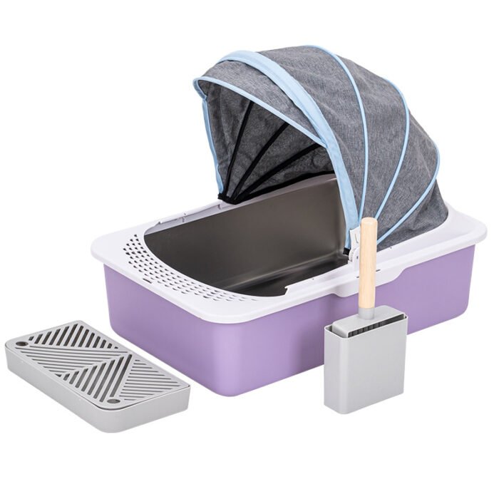 PT-07-25 Cloak Cover Stainless Litter Box