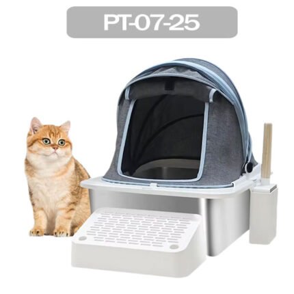 Cloak Cover Stainless Steel Cat Litter Box