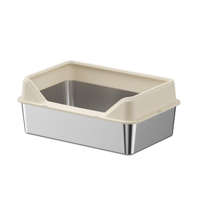 Side Entry Stainless Litter Box