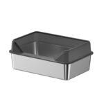 Side Entry Stainless Litter Box