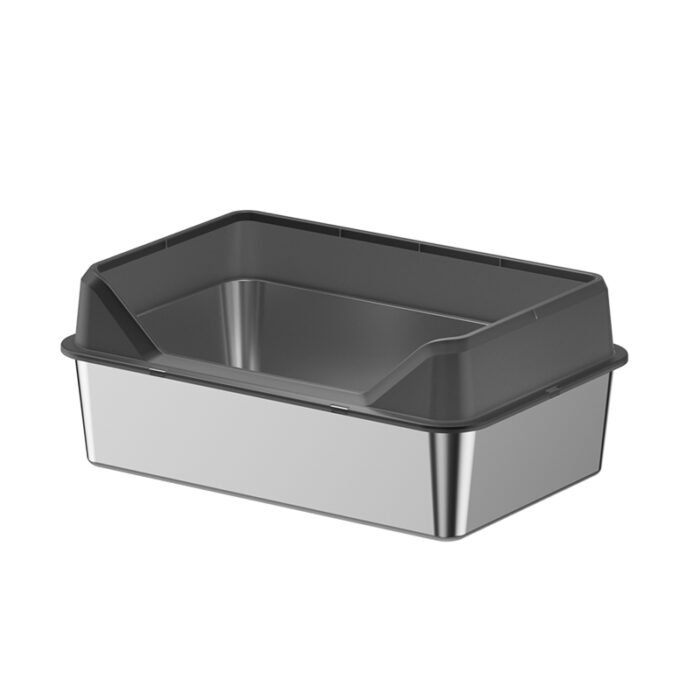 Side Entry Stainless Litter Box