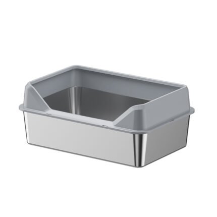 Side Entry Stainless Litter Box