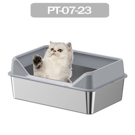 Side Entry Stainless Litter Box