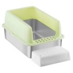 XL Size Stainless Steel Cat Litter Box
