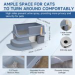 PT-07-05 Tiered Footboard Cat Litter Box