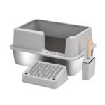 PT-07-02 Side Entry Stainless Litter Box