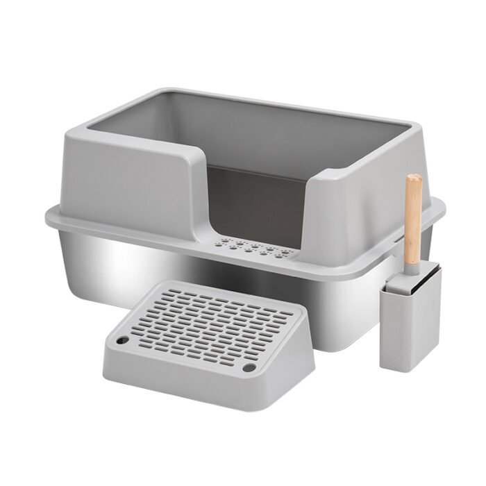 PT-07-02 Side Entry Stainless Litter Box
