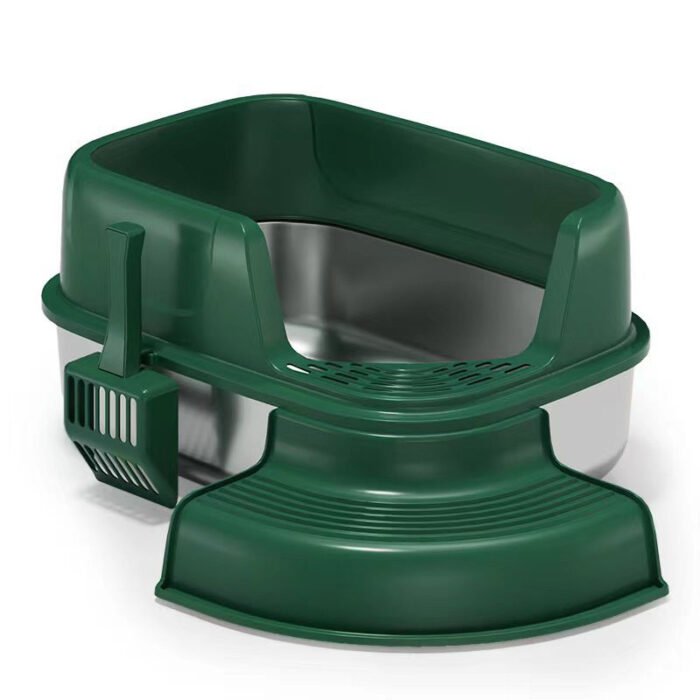 PT-07-13 Oval Front Entry Steel Litter Box
