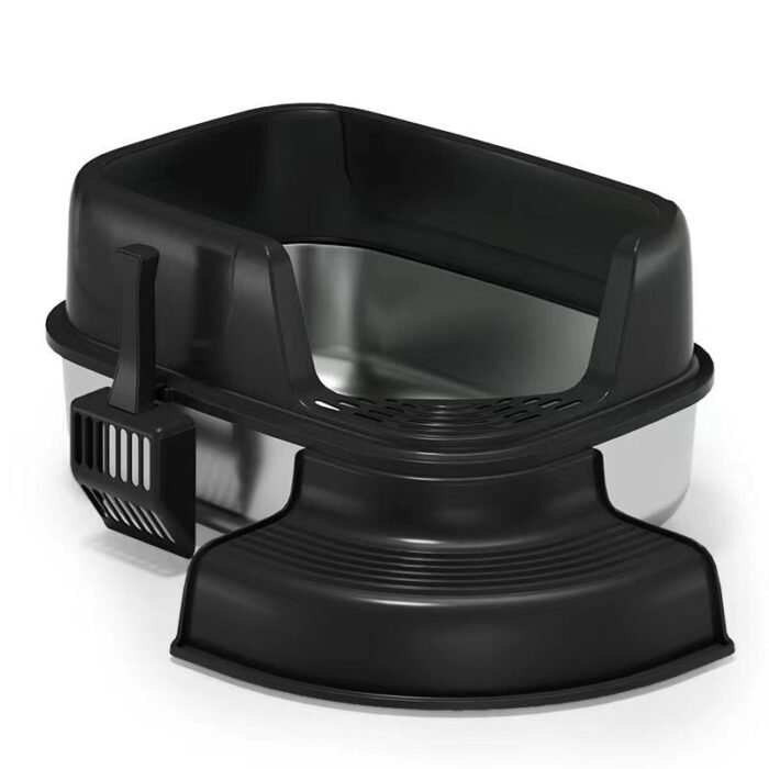 PT-07-13 Oval Front Entry Steel Litter Box