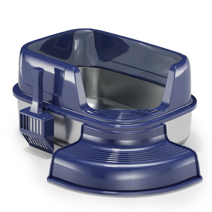 PT-07-13 Oval Front Entry Steel Litter Box