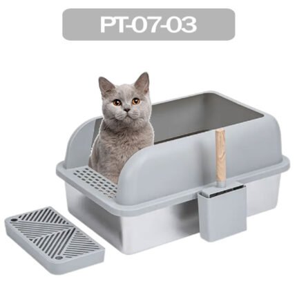 Full Open Stainless Litter Box