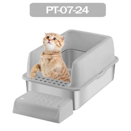 XL Size Stainless Steel Cat Litter Box