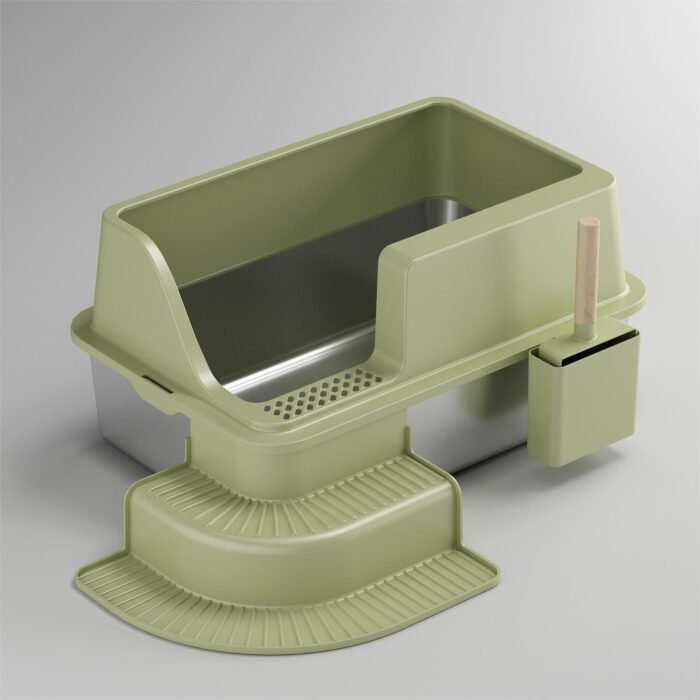PT-07-05 Tiered Footboard Cat Litter Box