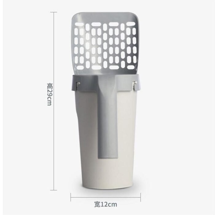 All-IN-ONE Plastic Cat Litter Scoop