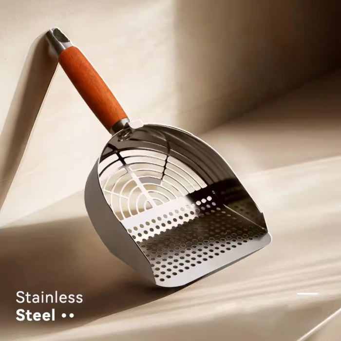 New upgrade 304 Stainless steel cat Litter Scoop