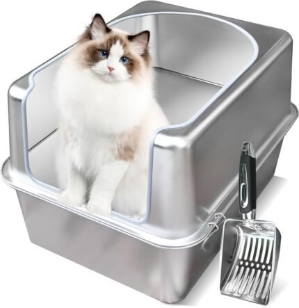 PT-08-01 Full Stainless Steel Cat Litter Box