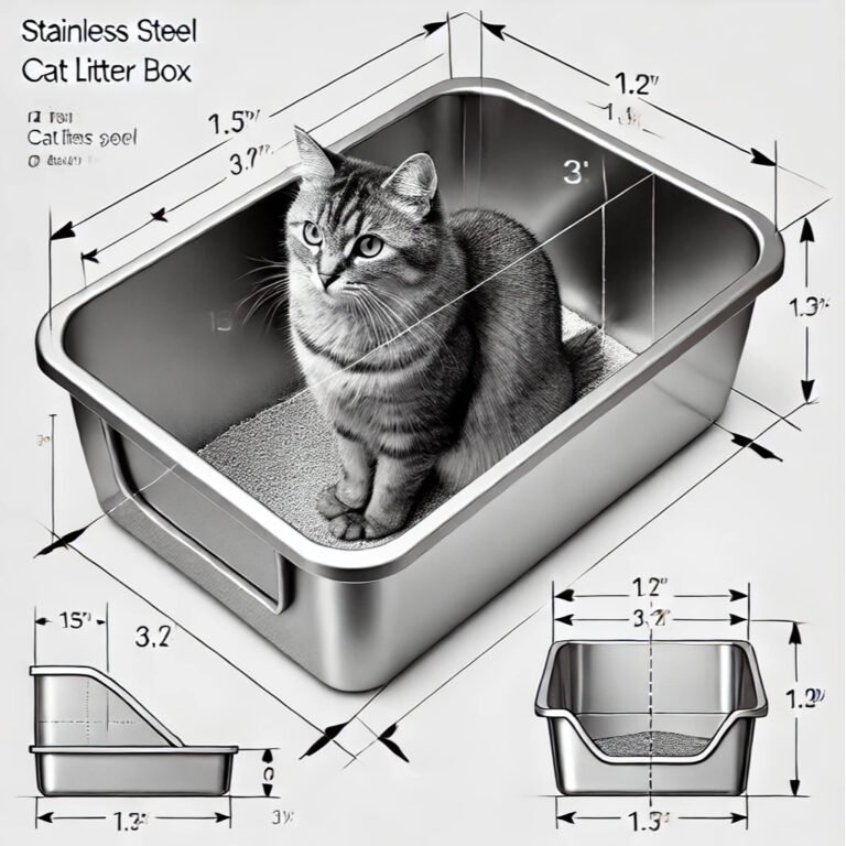 Stainless Steel Cat Litter Box