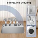 Full Stainless Steel Side Entry Cat Litter Box