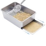 PT-08-8 Sifting Stainless Cat Litter Box