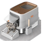 PT-07-33 Flip Cover Metal Cat Litter Box