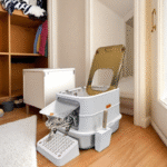 PT-07-33 Flip Cover Metal Cat Litter Box