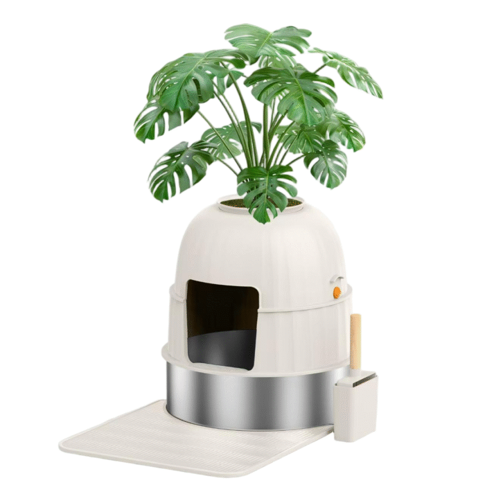 Artificial Plants & Cat Planter Litter Box