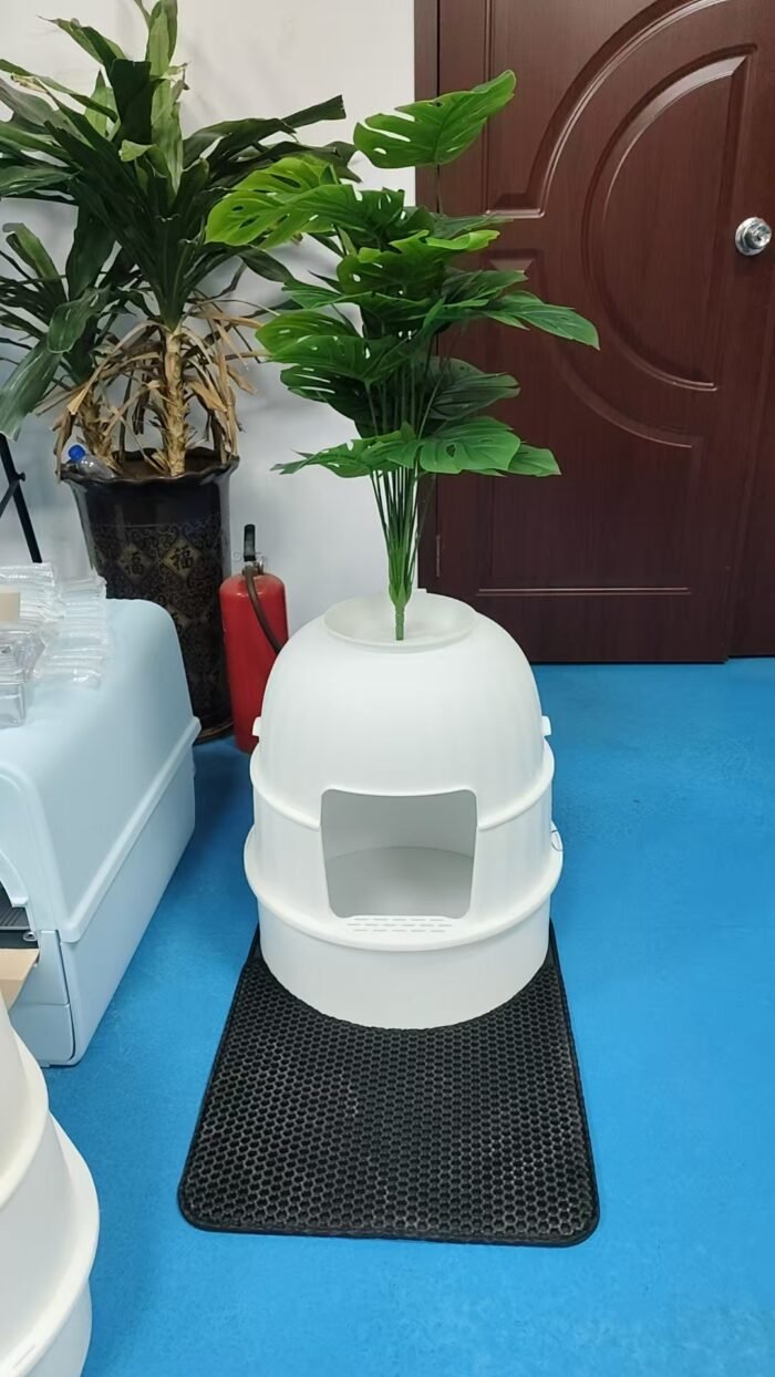 Artificial Plants & Cat Planter Litter Box