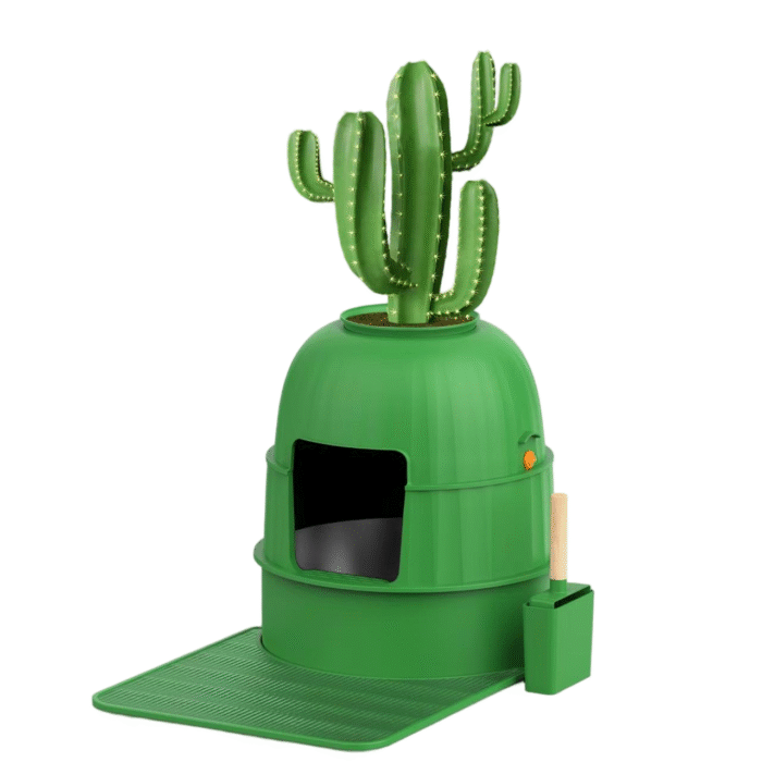 Artificial Plants & Cat Planter Litter Box
