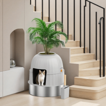 Artificial Plants & Cat Planter Litter Box