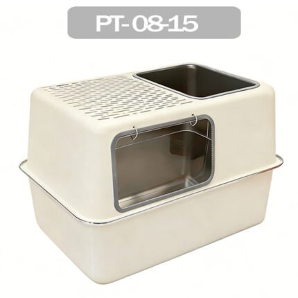 PT-08-15 Full Stainless Cat Litter Box